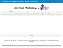 Tablet Screenshot of pilzno.pl